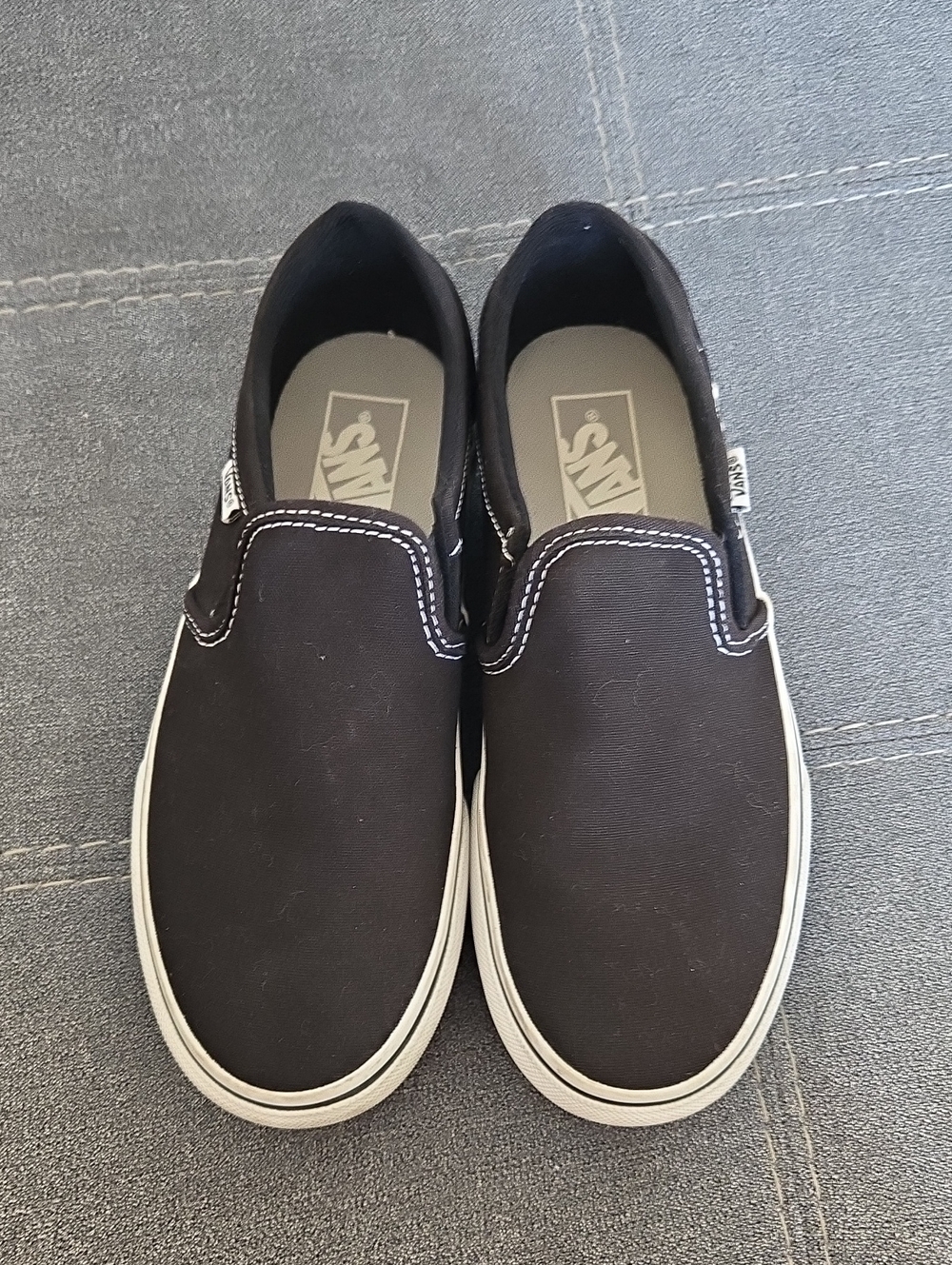 Vans Black Canvas Slip-On